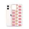 Pink Bunnies iPhone Clear Case