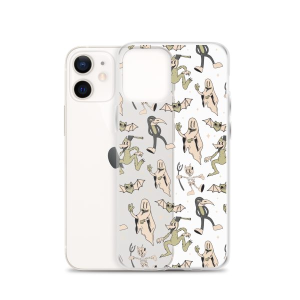 Spooky Vintage Halloween iPhone Clear Case