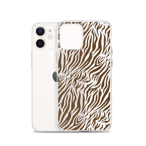 Tiger Print iPhone Clear Case