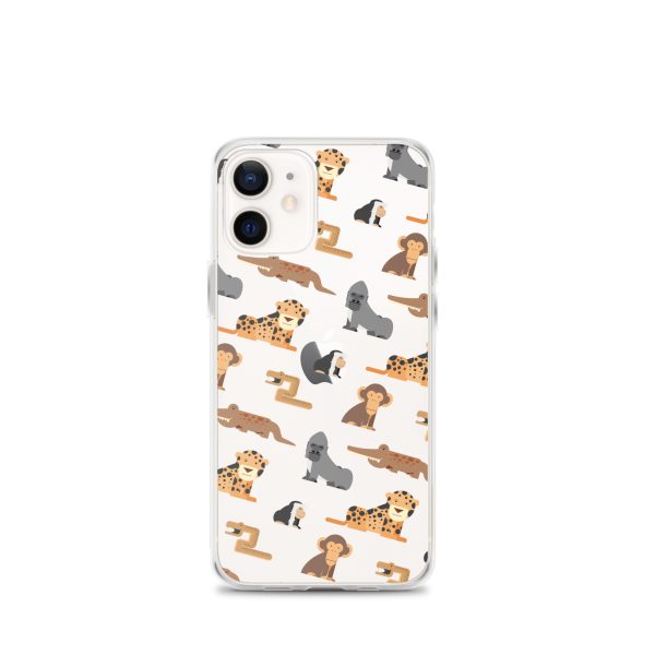 African Jungle Animals iPhone Clear Case