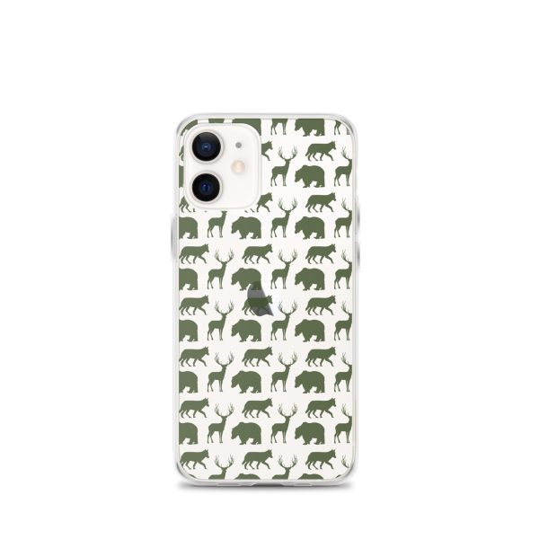 Animals Silhouette iPhone Clear Case