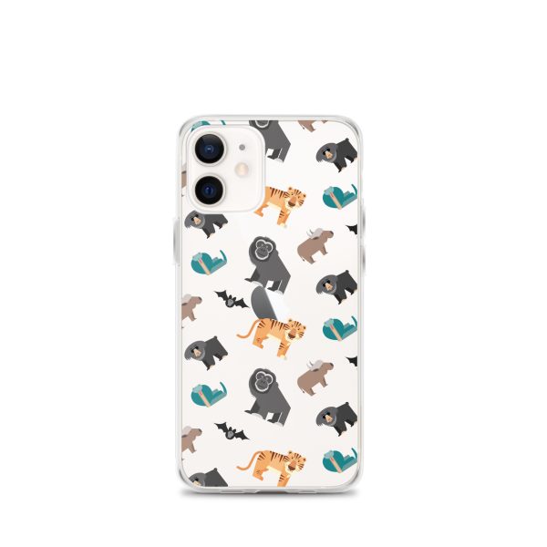 Asian Jungle Animals iPhone Clear Case
