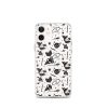Black and White Halloween iPhone Clear Case