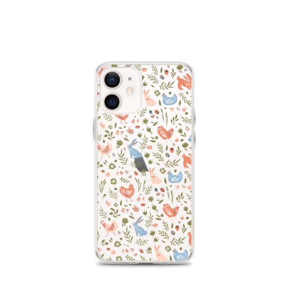 Bunnies and Hens Easter iPhone Clear Case