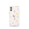 Colorful Bunnies Easter iPhone Clear Case