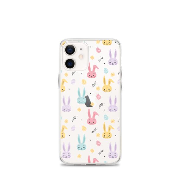 Colorful Bunnies Easter iPhone Clear Case