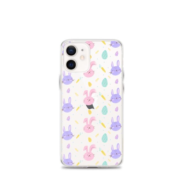 Cute Easter Bunnies iPhone Clear Case
