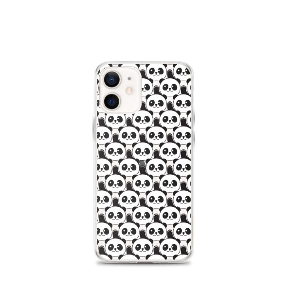 Cute Panda Bears iPhone Clear Case