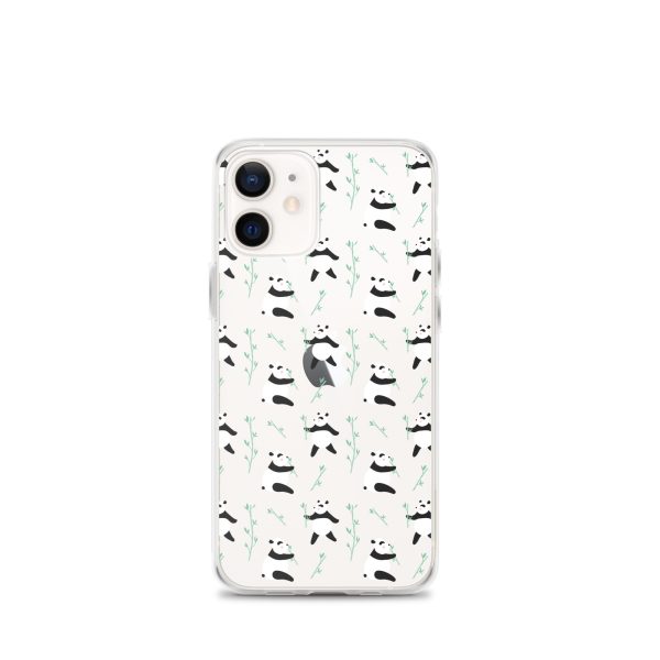 Cute Panda iPhone Clear Case
