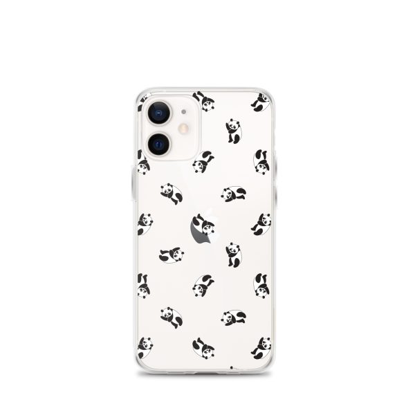 Cute Pandas iPhone Clear Case