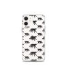 Monkey Silhouette iPhone Clear Case