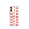 Pink Bunnies iPhone Clear Case