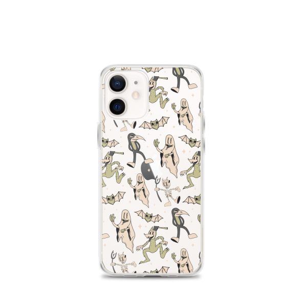 Spooky Vintage Halloween iPhone Clear Case