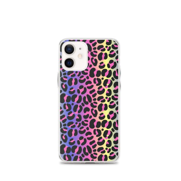 Neon Leopard iPhone Clear Case