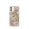 Tiger Print iPhone Clear Case