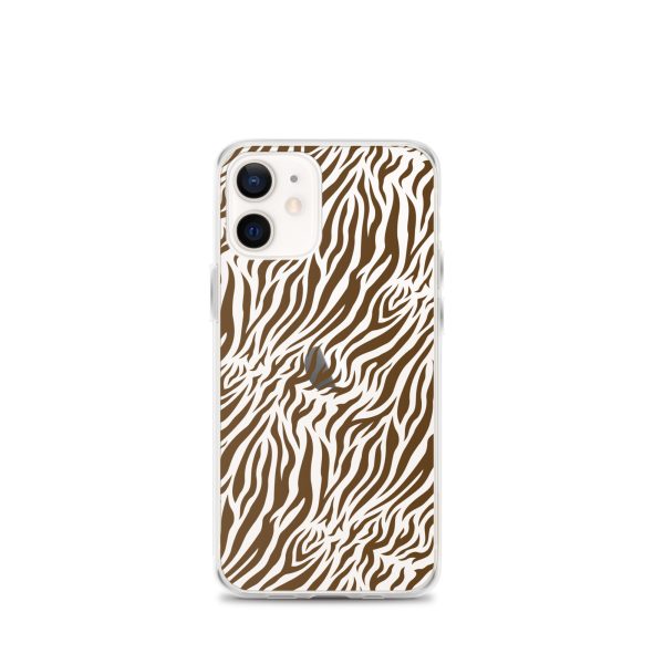 Tiger Print iPhone Clear Case