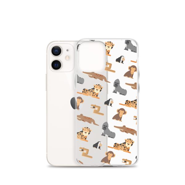 African Jungle Animals iPhone Clear Case