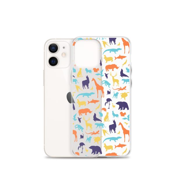 Animal Silhouette iPhone Clear Case