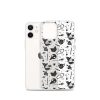 Black and White Halloween iPhone Clear Case
