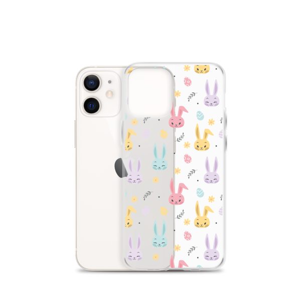 Colorful Bunnies Easter iPhone Clear Case