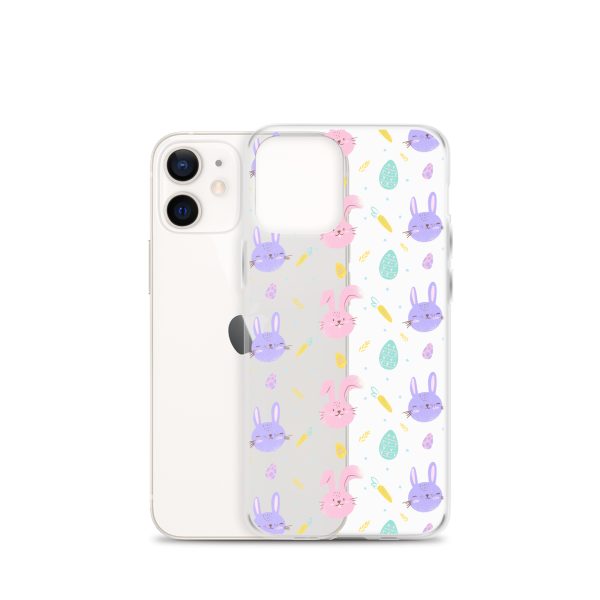 Cute Easter Bunnies iPhone Clear Case