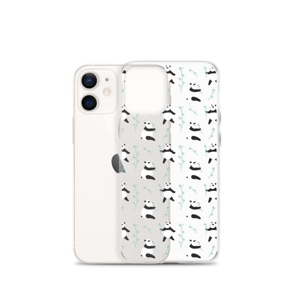 Cute Panda iPhone Clear Case