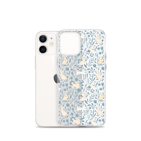 Easter Hopping Bunnies iPhone Clear Case
