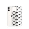 Monkey Silhouette iPhone Clear Case