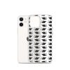Rat Silhouette iPhone Clear Case