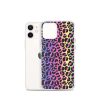 Neon Leopard iPhone Clear Case