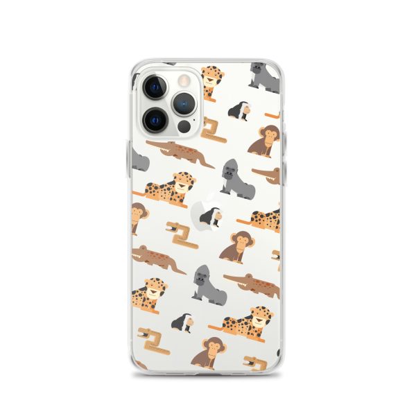 African Jungle Animals iPhone Clear Case