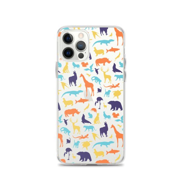 Animal Silhouette iPhone Clear Case