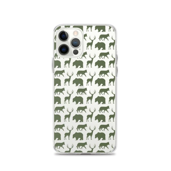 Animals Silhouette iPhone Clear Case