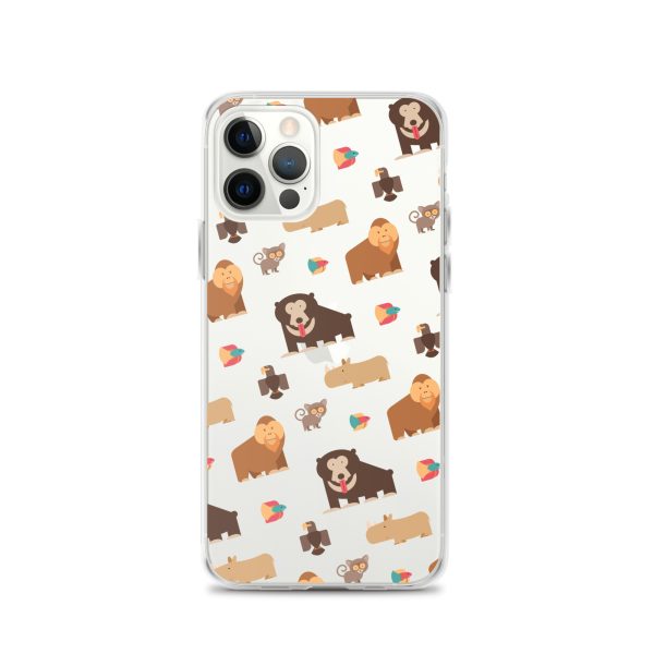 Asian Jungle Animals iPhone Clear Case