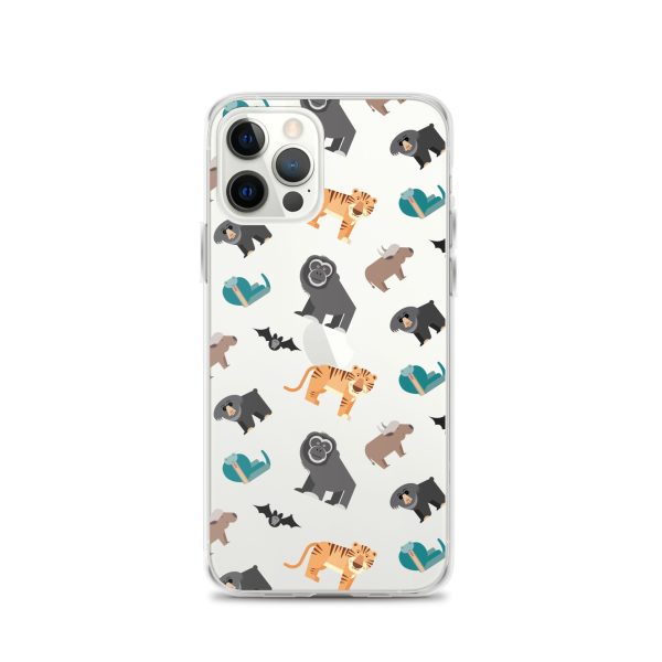 Asian Jungle Animals iPhone Clear Case