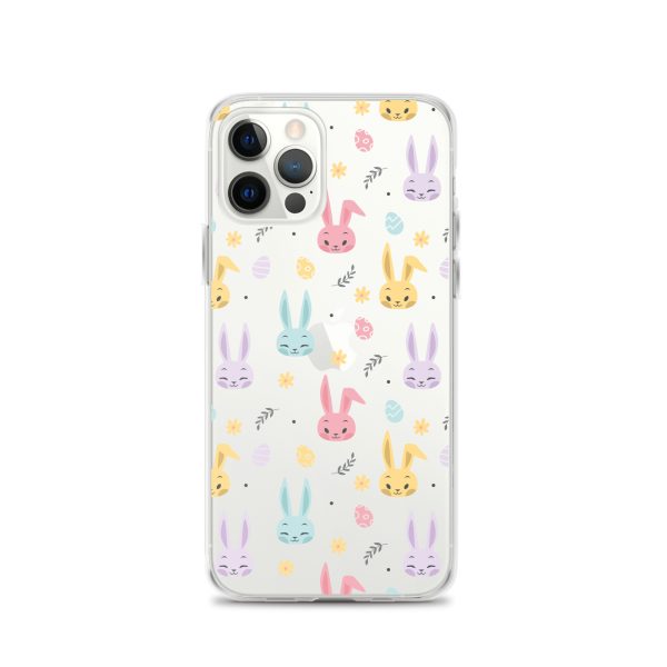 Colorful Bunnies Easter iPhone Clear Case