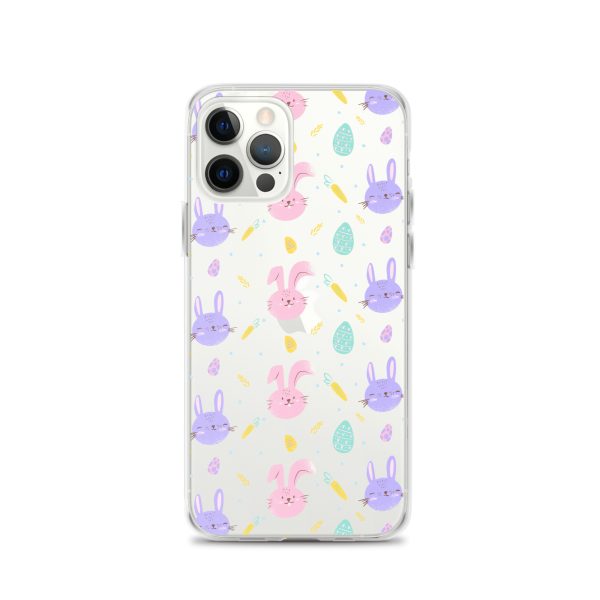 Cute Easter Bunnies iPhone Clear Case