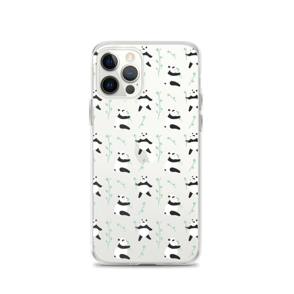 Cute Panda iPhone Clear Case
