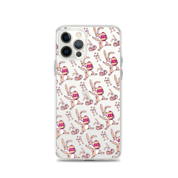 Easter Bunny With Egg iPhone Clear Case