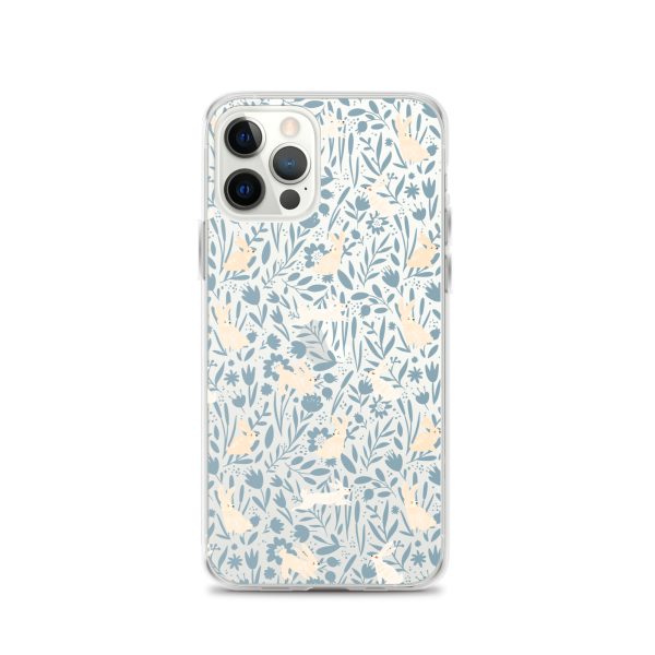 Easter Hopping Bunnies iPhone Clear Case
