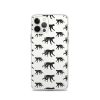 Monkey Silhouette iPhone Clear Case