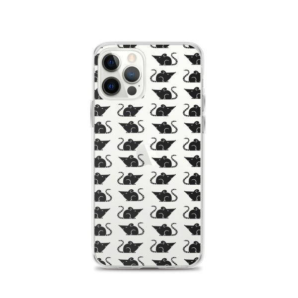 Rat Silhouette iPhone Clear Case