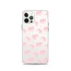 Seamless Elephant Silhouette iPhone Clear Case
