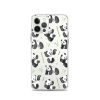 Watercolor Panda Bear iPhone Clear Case