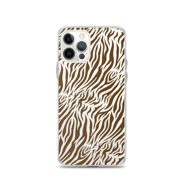 Tiger Print iPhone Clear Case