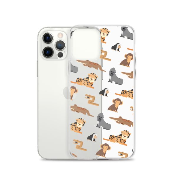 African Jungle Animals iPhone Clear Case