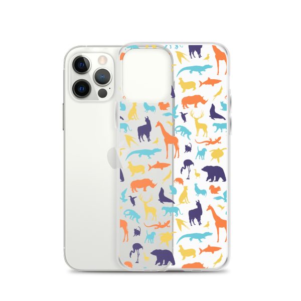 Animal Silhouette iPhone Clear Case