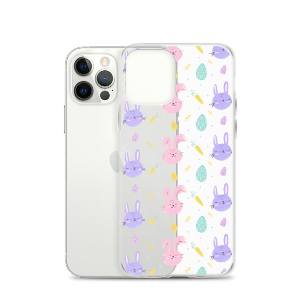 Cute Easter Bunnies iPhone Clear Case