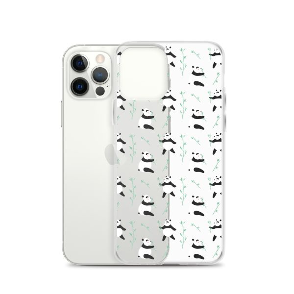 Cute Panda iPhone Clear Case