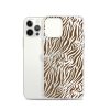 Tiger Print iPhone Clear Case